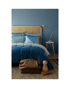 Yorğan + tekstil yataq dəsti Softly Picassa CK Indigo