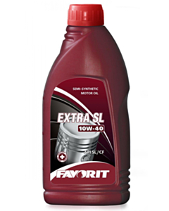 Моторное масло Favorit Extra SL Semi-synthetic SAE 10W-40 1Л Пластик