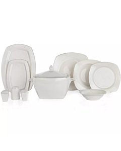 Столовый сервиз Schafer Majestic Dinner Set 60 предметов Серебристый