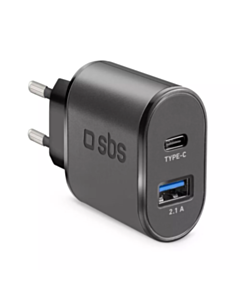 SBS Charger USB/Type-C TETRAVUSBTC2AFAST