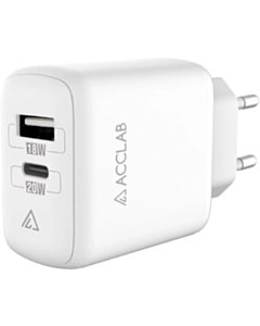 Charger Acclab AL-TC220 USB/Type-C White