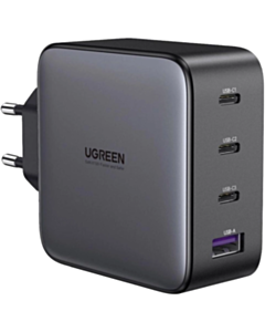 Ugreen Gan charger USB-A+3xUSB-C, 100W BLACK / CD226-40747