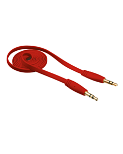 Trust Flat Audio Cable 1M Red