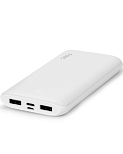 Ttec Powerbank Powerslim Duo 10000 mAh White / 2BB163B