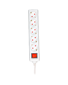 Удлинитель Voltam 1.5 m VP-07 5 Way Germany Type Power Strip