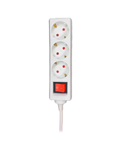 Удлинитель Voltam 3 m VP-02 3 Way Germany Type Power Strip