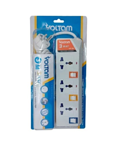 Удлинитель Voltam 3 m VP-29 3 Way Universal Type Power Strip