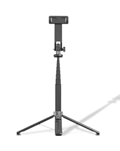 Седфи палка Porodo 135CM Extendable with detachable light 4 led tripod Black / PD-SLSTL-BK