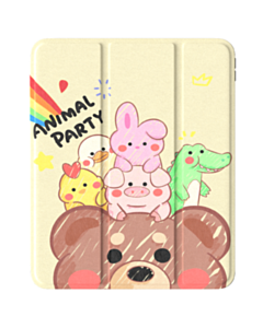 Чехол Comma Lingos Series Apple iPad Air 11/5/4 Pro 11 Gen 4/3/2 9155 Animal Party