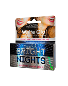 Diş ağardıcı zolaqlar White Glo Bright Nights №6 9319871000844