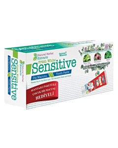 Детская зубная паста Favori Fresh White Sensitive зелёный чай и мята 75 мл 8697417440127