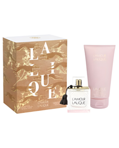 Женский парфюмерный набор Lalique LQ Xmas 2023 L'Amour 100 ml +BL 150 мл 7640171195209