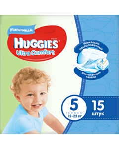 Uşaq bezi Huggies Ultra Comfort S5 15 əd 5029053543574