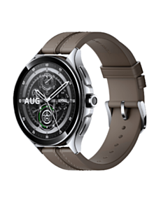 Xiaomi Watch 2 Pro Silver W/ Brown Leather BHR7216GL