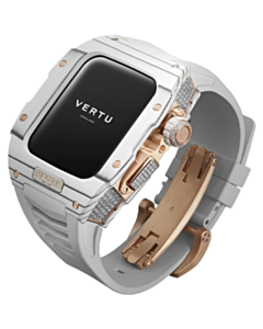 Vertu Watch H1 Stainless Steel RG White Rubber (SW-WD-004-02-HW)