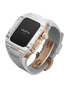 Vertu Watch H1 Stainless Steel WG White Rubber SW-WG-004-01-HW