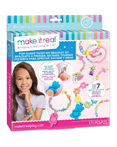 Набор для творчества Make it Real Pop! Shake! Twisty! Diy Bracelet Kit 1328MR / 695929013288