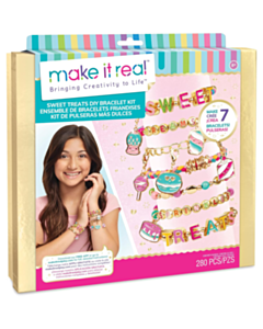 Набор для творчества Make it Real Sweet Treats Dity Bracelet Kit 1728MR / 695929017286