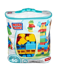 Mega Bloks Big Bldg Bag 60pc Clsc 65541084162