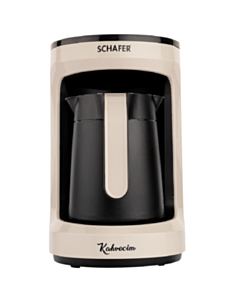 Кофеварка Schafer Kahvecim S Automatic Milk Кремовый 8699131803899