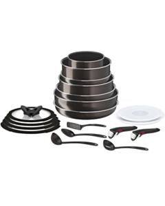 Набор кастрюль TEFAL Ingenio Titanium 2X XL Intense Maxi Set 19 предметов