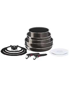 Qazan dəsti TEFAL Ingenio Titanium XL Intense 2X 12 parça