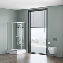 Kvadrat duşaltlıq üstü duş kabin Kabinex KL 652 90×90×180 sm