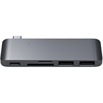USB-хаб Satechi Pass-Through USB Type-C ST-TCUPM Space Gray