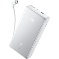 Power Bank Anker Zolo 20000 мАч 22.5W Built In USB Type-C Cable A110EH21 White