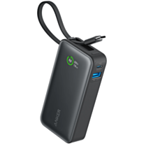 Power Bank Anker Nano 10000 мАч 30W Built in USB Type-C Cable A1259H11 Black