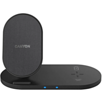 Canyon Wireless Charger WS-202 2in1 Black CNS-WCS202B
