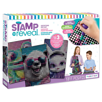 İnteraktiv nöqtə sənəti  Make it Real Stamp Reveal 3 PK (Dj Bunny,Frog Princess,Chillin Panda) 1473MR / 695929014735