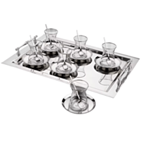 Çay üçün fincan dəsti Schafer Karla 19 parça 8699131858905 (Gümüşü)