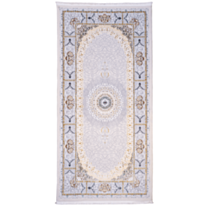 Ковер Mələklər Almas Silk 100×200 (A720B) Бежевый, Серый