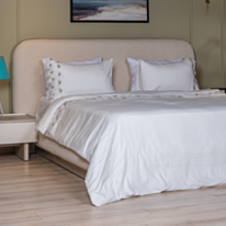 Tekstil yataq dəsti Cehizçi Laura Grand (WH-69) White