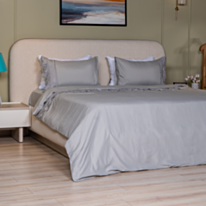 Tekstil yataq dəsti Cehizçi Laura Grand (WH-63) Grey