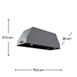 Aspirator Electrotech Campo Neo 82 Black