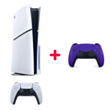 Oyun konsolu PlayStation 5 Slim 1 TB 1000049742 + DualSense Galactic Purple