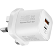 Adapter Promate Power Delivery GaN 33W PowerPort-33.White.EU