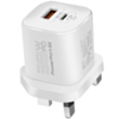 Adapter Promate Power Delivery GaN 33W PowerPort-33.White.EU