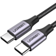 Naqil Ugreen USB 3.1 Type-C Male to Type-C Male Nickel Plating Aluminum Shell Gray US161_50751