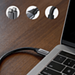 Naqil Ugreen USB 3.1 Type-C Male to Type-C Male Nickel Plating Aluminum Shell Gray US161_50751