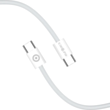 Кабель Euroacs EU-Z160 Braid USB Type-С to USB Type-C 1 м 35W ACHRKA440406 White