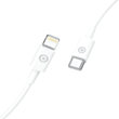 Кабель Euroacs EU-Z192 USB Type-C to Lightning 1 м ACHRKA841054 White