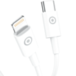 Кабель Euroacs EU-Z192 USB Type-C to Lightning 1 м ACHRKA841054 White