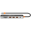 USB Hub Canyon DS-13 7 in 1 4K USB-C CNS-TDS13 Space Grey