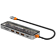 USB Hub Canyon DS-13 7 in 1 4K USB-C CNS-TDS13 Space Grey