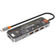 USB Hub Canyon DS-13 7 in 1 4K USB-C CNS-TDS13 Space Grey