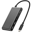 Переходник Belkin USB-C 5in1 Multiport Hub 100W AVC022HQSGY Gray