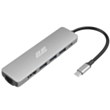 Переходник 2E Hub USB-C 6in1 2EW-2684 Silver